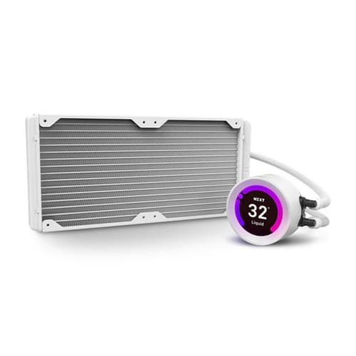 Nzxt Kraken Z63 RGB CPU Liquid Cooler with LCD Display (White)